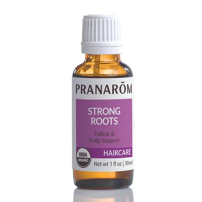 PRANAROM - Hair Strengthening Scalp Support Oil (30ml) - 100 Pure Organic Essential Oil USDA ECOCERT Certified