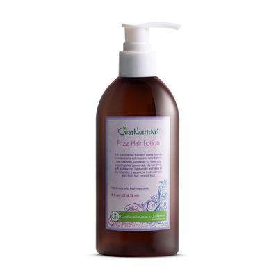 Just Nutritive Frizz Hair Lotion Flyaway Taming Treatment Anti-Frizz Natural Hair Lotion for Men and Woman Styling and Softening Lotion 8 Fl Oz