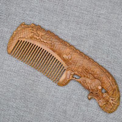 Xuanli 2 pcs Natural SandalWood Comb Hair Care Anti Static Wooden Hair Massage Natural Brush Beard Comb (M014)
