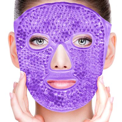 CONBELLA Cold Face Eye Masks Ice Face Mask Hot Cold Compress For Dark Circles, Puffiness, Migraines, Headache, Stress, Redness, Cooling Face Masks For Women Man, Skin Care