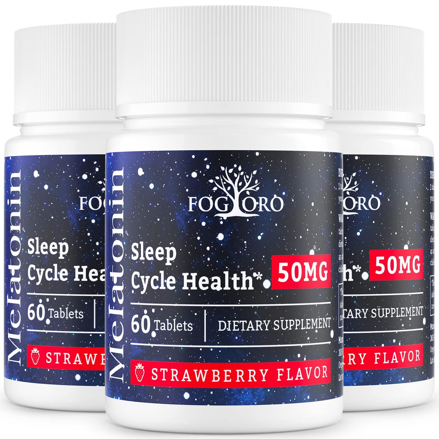Powerful Melatonin -Fall Asleep Faster, Stay Asleep Longer,Easy to Take