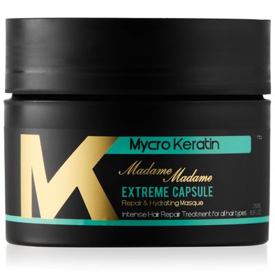 Mycro Keratin Intensive Hydration Hair Mask for Dry, Damaged Hair - Deep Conditioning for All Hair Types (8.45 Fl.oz)