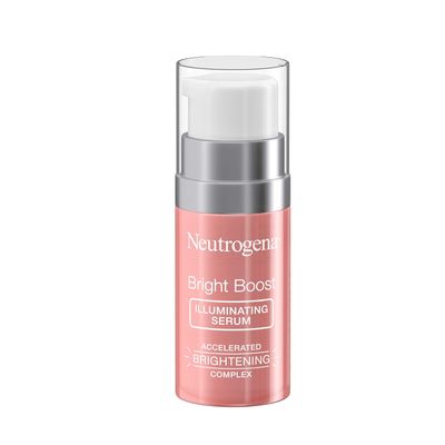 Neutrogena Bright Boost Illuminating Face Serum with Neoglucosamine Turmeric Extract for Even Skin Tone, Resurfacing Serum for Face to Reduce Dark Spots Hyperpigmentation, 0.3 fl. oz