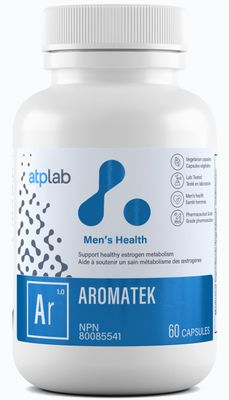 ATP LAB - Aromatek 60 Capsules 30-Day Supply - Mens Health Formula - Helps to Support Healthy Estrogen Metabolism, Maintain Healthy Skin and Immune Function