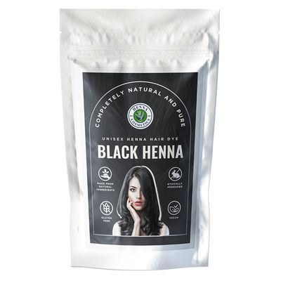 Henna Cosmetics Cypri Natural Henna Hair Color Dye, 100 Pure Henna Powder for Hair Growth Organic (Black, 100 Gr Free 50 Gr.)
