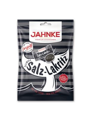 Jahnke Salmiak-salt Licorice Salmiak-Salz-Lakritz 125 g - 4.41 oz