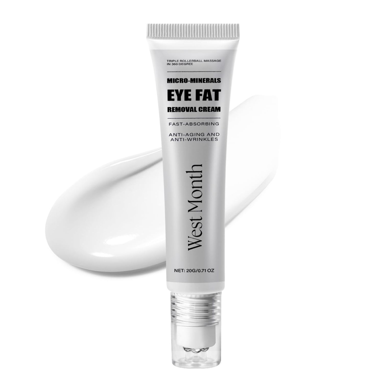 Instant Reduces Under-Eye Bags: Retinol Under Eye Cream - Eyebag Cream for Puffiness, Dark Circles,Fine Lines, Wrinkle, Anti-Aging Under Eye, Firms The Delicate Skin Under The Eyes 0.7 OZ -grey
