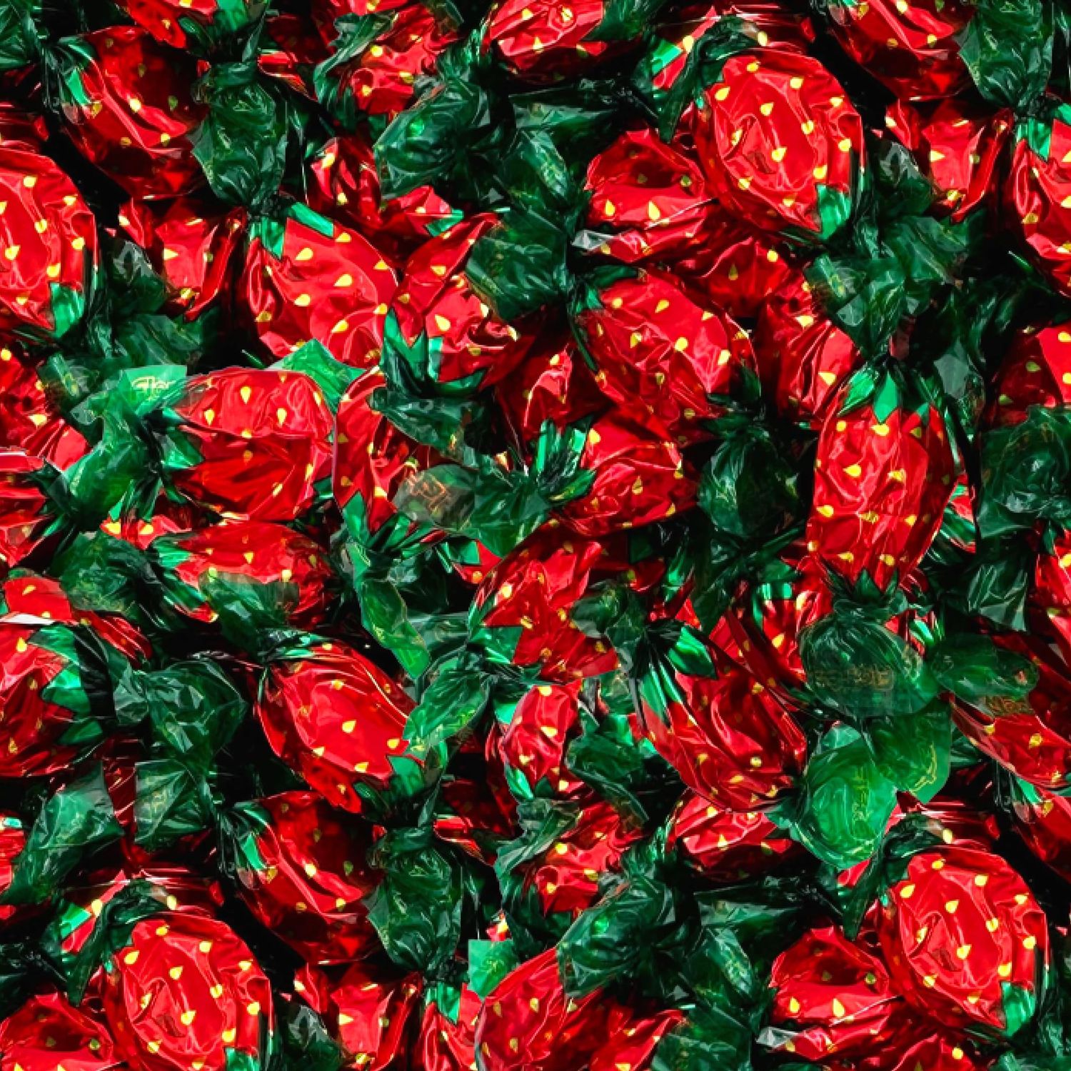 Strawberry Bon Bons Hard Candy 2 Pound Bag Bulk, About 150 Pieces Old-Fashioned Sweets