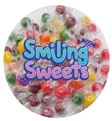 Smiling Sweets Assorted Sour Balls, 1 lb of Sour Hard Candy, Deliciously Sour and Sweets Hard Candy Balls, Stock up Today Share with Friends and Family