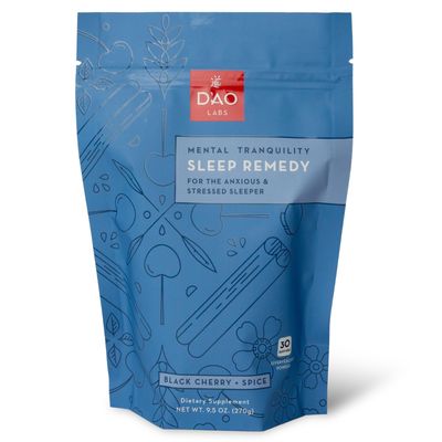 D&#39;AO LABS Mental Tranquility - Non-Habit Forming - Mental Calmness Supplement - Stress Relax Tranquil Powder - GUI Pi Tang Traditional Chinese Herbal - Black Cherry Spice Flavor - 30 Servings