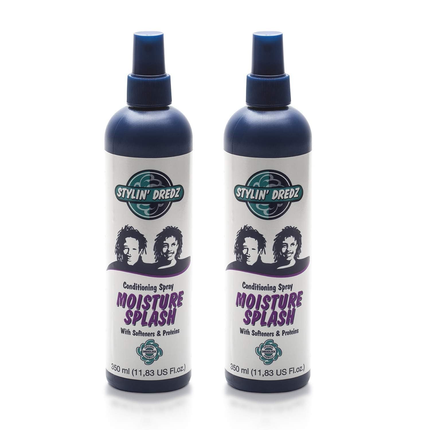 Stylin Dredz Moisture Splash Conditioning Braid Spray and Dreadlock Moisturizer Spray - 350 ml Pack of 2