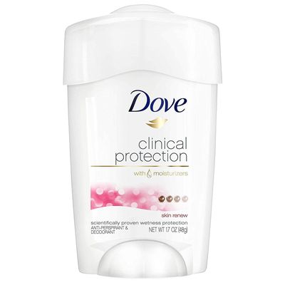Dove Clinical Protection Antiperspirant Deodorant, Skin Renew 1.7 oz (Pack of 5)