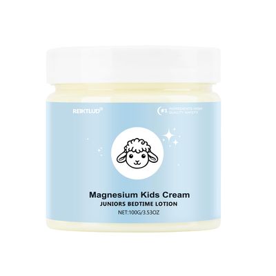 REIKTLUD Magnesium Lotion for Kids - Magnesium Lotion for Sleep - Soothing Relief Relaxation - Topical Magnesium Cream Helps Kids Stay Calm at Bedtime and During The Night - Without Melatonin