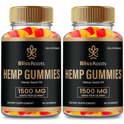 Bliss Roots Hemp Gummies with Hemp Seeds Organic Extract, BlissRoots Advanced Formula Gummy with Hemp Oil, Bliss Roots Hemp Gummies Reviews (2 Pack)