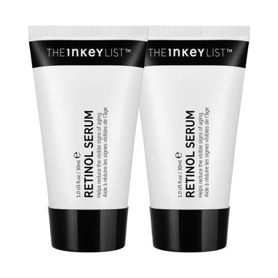 The INKEY List 1 Slow Release Retinol Serum Duo, Targets Signs of Aging, Helps Reduce Appearance of Fine Lines and Wrinkles, For All Skin Types, 30ml, 1 fl oz (2 Pack)