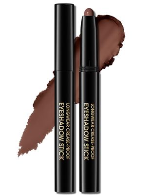 Erinde Waterproof Eyeshadow Stick, Cream Eye Shadow Stick, Long-Lasting, Crease-Proof, Cream to Powder Buildable Blendable Eye Shadow Pencils Crayon, Vegan Cruelty-Free, 02