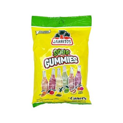 Jarritos Gummies - Sour or Sweet Naturally Flavored Gummy Candy, Mexican Candies, Dulces Mexicanos, Snack, Treat (Sour)
