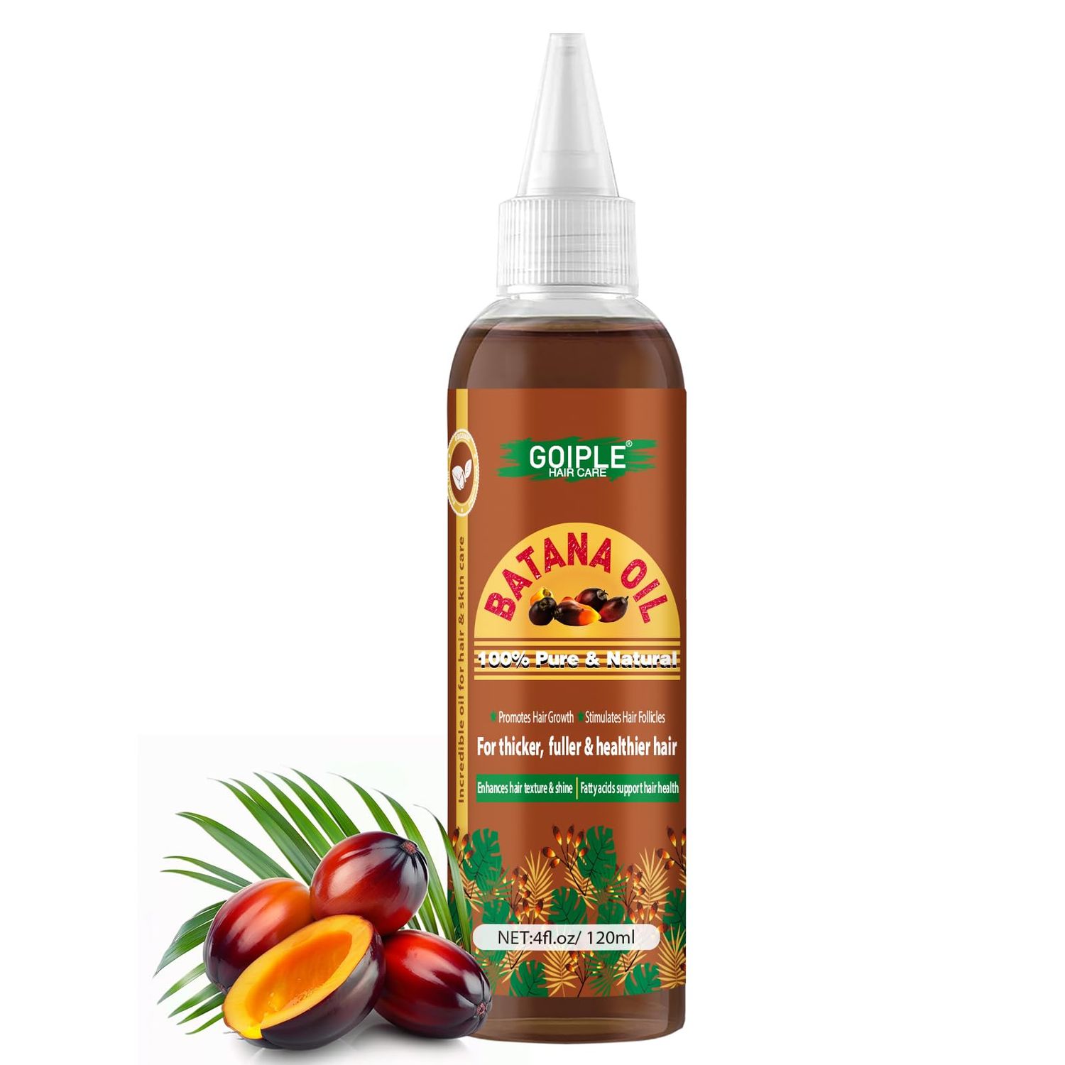 Batana Oil for Hair Growth Organic Hair Growth Oil 100 Pure Hair oil Natural Raw Batana Oil Deeply Nourishing Scalp for Thicker Stronger Hair