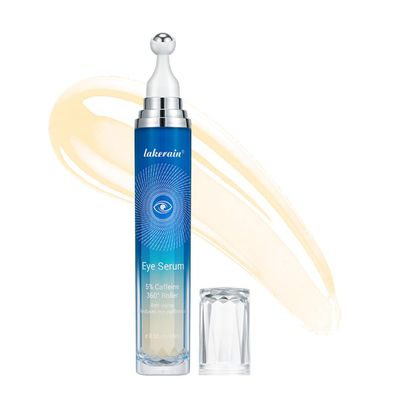 Eye Serum with Roller ball, 15 ML Eye Cream for Dark Circles and Puffiness, Anti-Aging Under Eye Roller Cream Reduce Wrinkles and fine lines