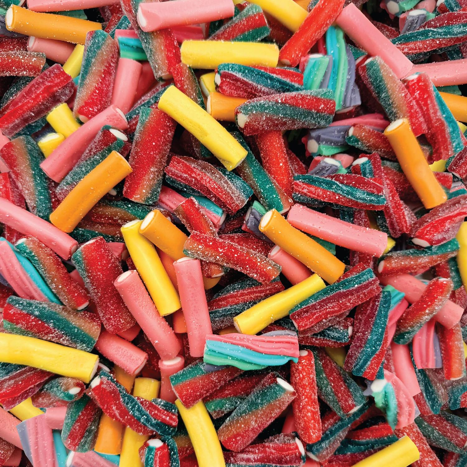 Pencil Bites Gummy Candy Mix 2-Pound Pack Assorted Fruit Flavors Mini Size