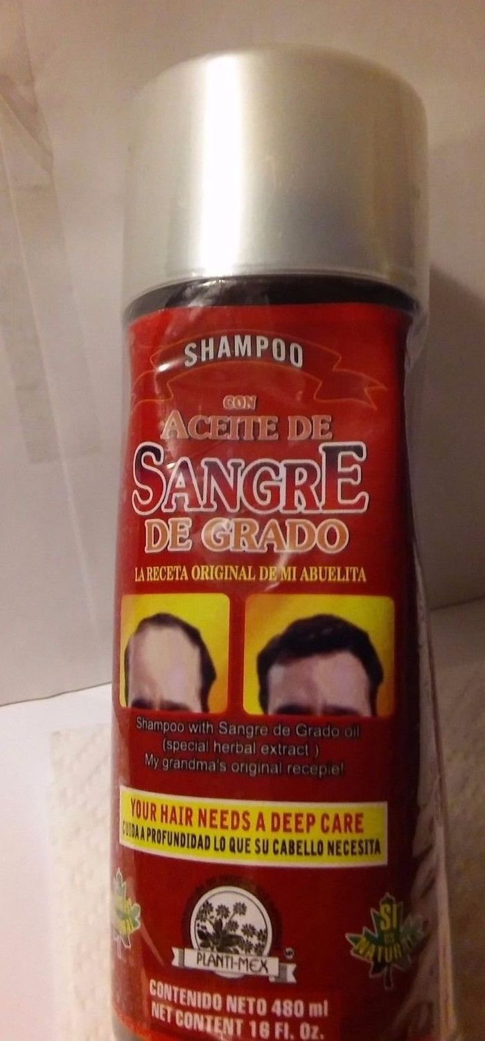 Shampoo con aceite de grado 16 oz