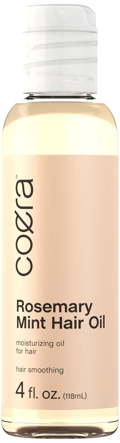 Coera Rosemary Mint Oil for Hair 4 fl oz Hydrating and Moisturizing Free of Parabens, SLS, Fragrances