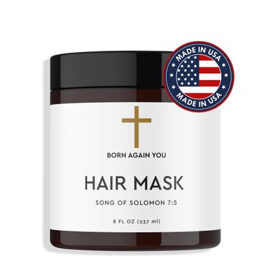 Hydration Boost Hair Mask - Deep Conditioning with Panthenol, Avocado Oil Glycerin for Intense Moisture, Shine Frizz Control - 8 oz