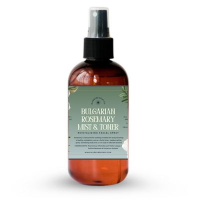 Rosemary Water Spray for Hair Growth - 100 Pure Natural Rosemary Hydrosol - Scalp Hair Strengthening Mist - Alcohol-Free, Vegan, and Chemical-Free - Hydrating Face Body Toner - 8 oz (Rosemary)