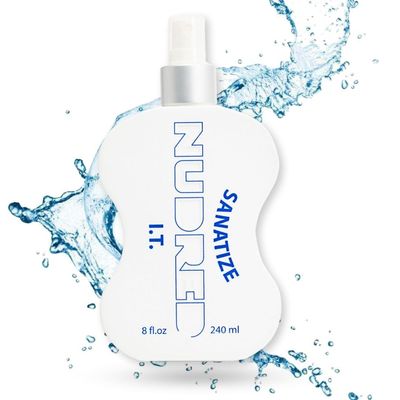 Nudred Sanitize I.T. Formula, Hair Sponge Sanitizer, Hair Care Tool Solution, Sponge Hair Brush Cleaner, Sanitizer for Coil, Curl, Twist Dreadlock Sponge, Salon Barber Shop Accessories, 8 Oz