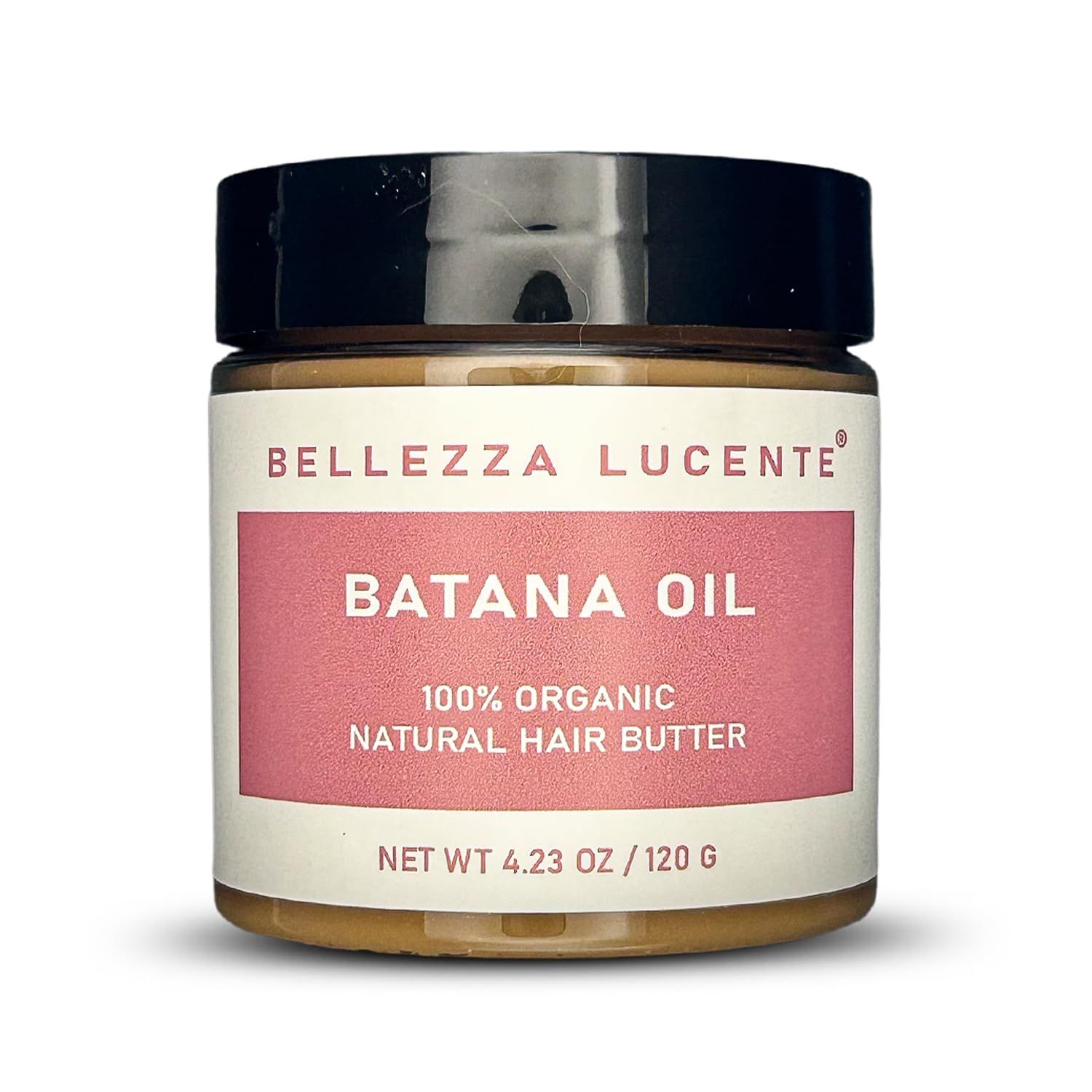 Bellezza Lucente Batana Oil Butter - Natural Hair Moisturizer for Dry, Damaged Hair and Hair Growth - 4oz