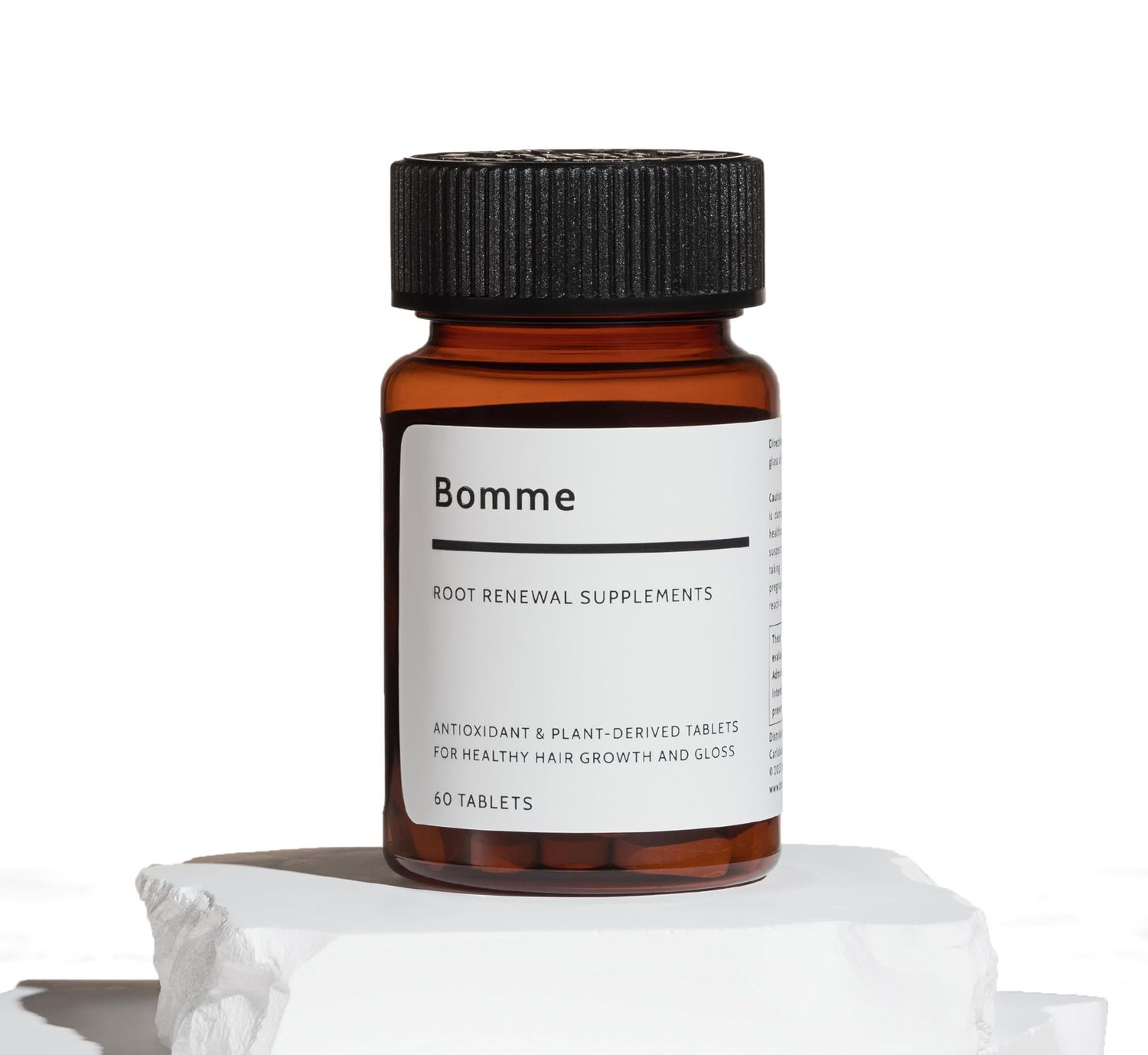 Bomme Root Renewal Supplements - Clinically Proven Hair Growth Scalp Support Plant-Based Antioxidants for Thicker, Stronger Hair Non-Hormonal, Drug-Free Formula 30-Day Supply