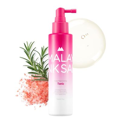 HIMALAYA PINKSALT Rejuvenating Tonic - Christmas Gifts for Women, Stocking Stuffers, Rosemary Hair Spray with Himalayan Pink Salt, Scalp Exfoliator and Serum, Silicone Free, Sulfate Free - 4.7floz