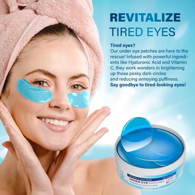 Under Eye Patches for Puffy Eyes: 55 Count Retinol Collagen Eye Gels Pads - Anti-Aging Rejuvenating Eye Masks Women, Men
