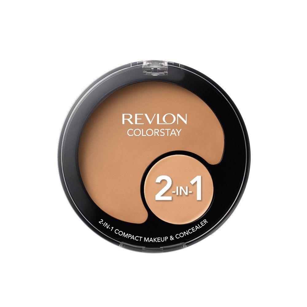 Revlon ColorStay 2-in-1 Compact Makeup Concealer, Warm Golden