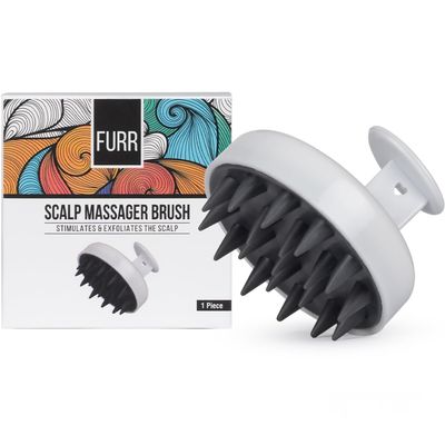 FURR Scalp Massager Brush Hair Scalp Massager Hair Growth Head Massager Scalp Stress Relax Scalp Brush Scalp Massager Shampoo Brush Hair Scrubber Dog Wash Brush Dog Shampoo Brush