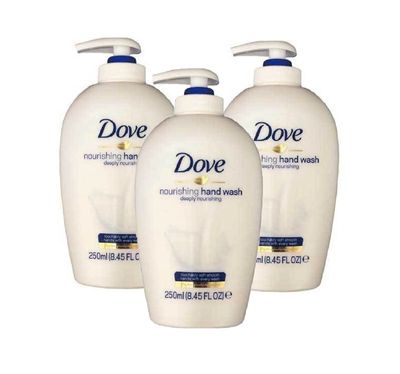 Dove Beauty Cream Caring Hand Wash Original - 8.45oz250ml Pack of 3