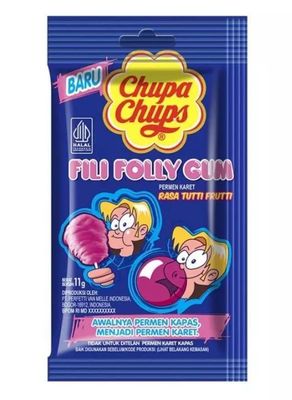 Big Babol Filifolly Gum Tutti Frutti - cotton chewing gum candy (total pack of 3 unit, each 0.4 ounce)
