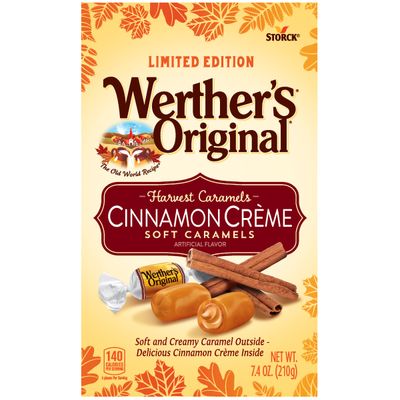 Werther&#39;s Original Soft Cinnamon Crme Caramels, 7.4 Oz Bag