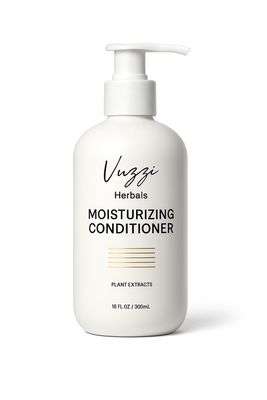 VUZZI HERBALS Moisturizing Conditioner for Flake-Free, Healthy Scalp Hair Growth - Sulfate-Free, Paraben-Free Natural Conditioner for All Hair Types