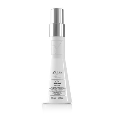 YBERA PARIS Vello Vital Serum Combats Hair Loss Restores Vitality Accelerate Hair Growth Ideal for Men and Women with Capillary Atrophy 3 oz