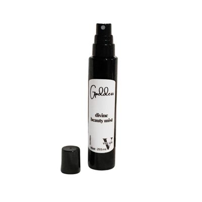 VXN LUX Goddess Divine Beauty Mist with Bakuchi Fruit, Kakadu Plum Hyaluronic Acid to Hydrate Revitalize Facial Skin, 1 fl.oz