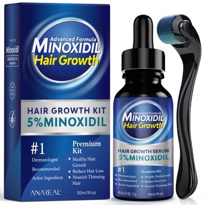 5 Minoxidil for Men and Women KIT, Minoxidil for Men Beard