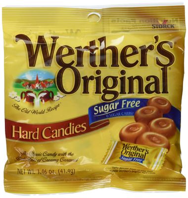 Werther&#39;s Original Sugar Free Hard Candies 1.46 Oz (3 Pack)