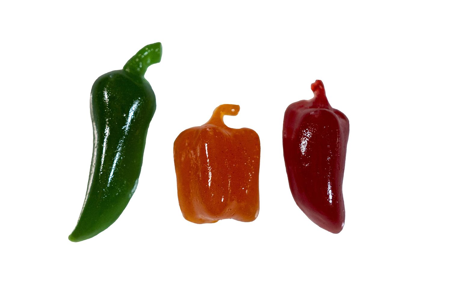 The Gummy Bear Guy (TM) World Famous Gummy (TM) HOT PEPPERS - 3 Pack