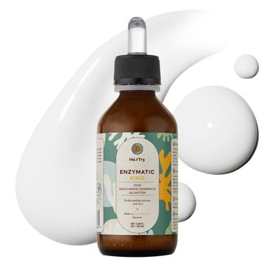 HairTry Enzymatic King - Scalp Peeling with Ficin - Advanced Enzymatic Formula - Cleansing Hydrating Scalp Treatment - Promotes Scalp Balance - Net 3.38 Fl. Oz 100 ml