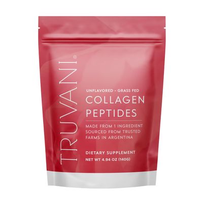Truvani Hydrolyzed Collagen Peptides Unflavored 7 Servings 20g Grass-Fed Collagen Protein Powder Promotes Hair, Nail, Skin, and Joint Health Keto Dairy and Gluten Free Women and Men