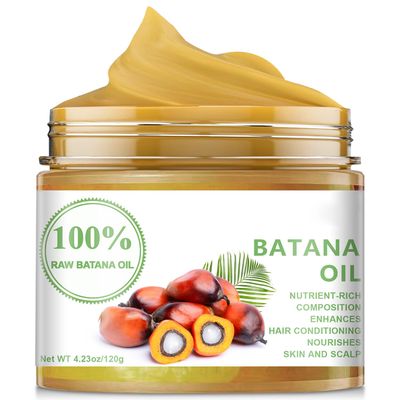 Raw Batana Oil for Hair Growth: 100 percent pure-Natural-organic,That illuminates hair health and Promotes Hair thickness for Men Women (1PC)