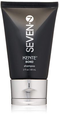 SEVEN Haircare KENTE BOND Shampoo for Split Ends Damaged Hair, Sulfate Free, Cruelty Free with Green Tea, Guar Pro Vitamin B5 for Men Women, Made in USA, 2 oz.