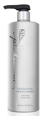 Kenra Platinum Thickening Conditioner Provides Nourishment Delivers Shine Increases Thickness Volume Body Fullness Protects Against Humidity All Hair Types 31.5 fl. Oz