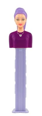 PEZ Barbie Candy Dispenser Purple Hair Barbie PEZ Candy Dispenser With Candy Refills Barbie Party Favors, Grab Bags